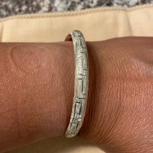 Sterling Silver Hinged Taxco Bracelet